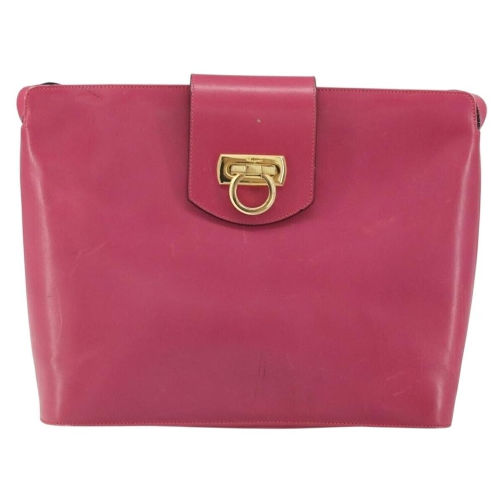 Salvatore Ferragamo Gancini Leather